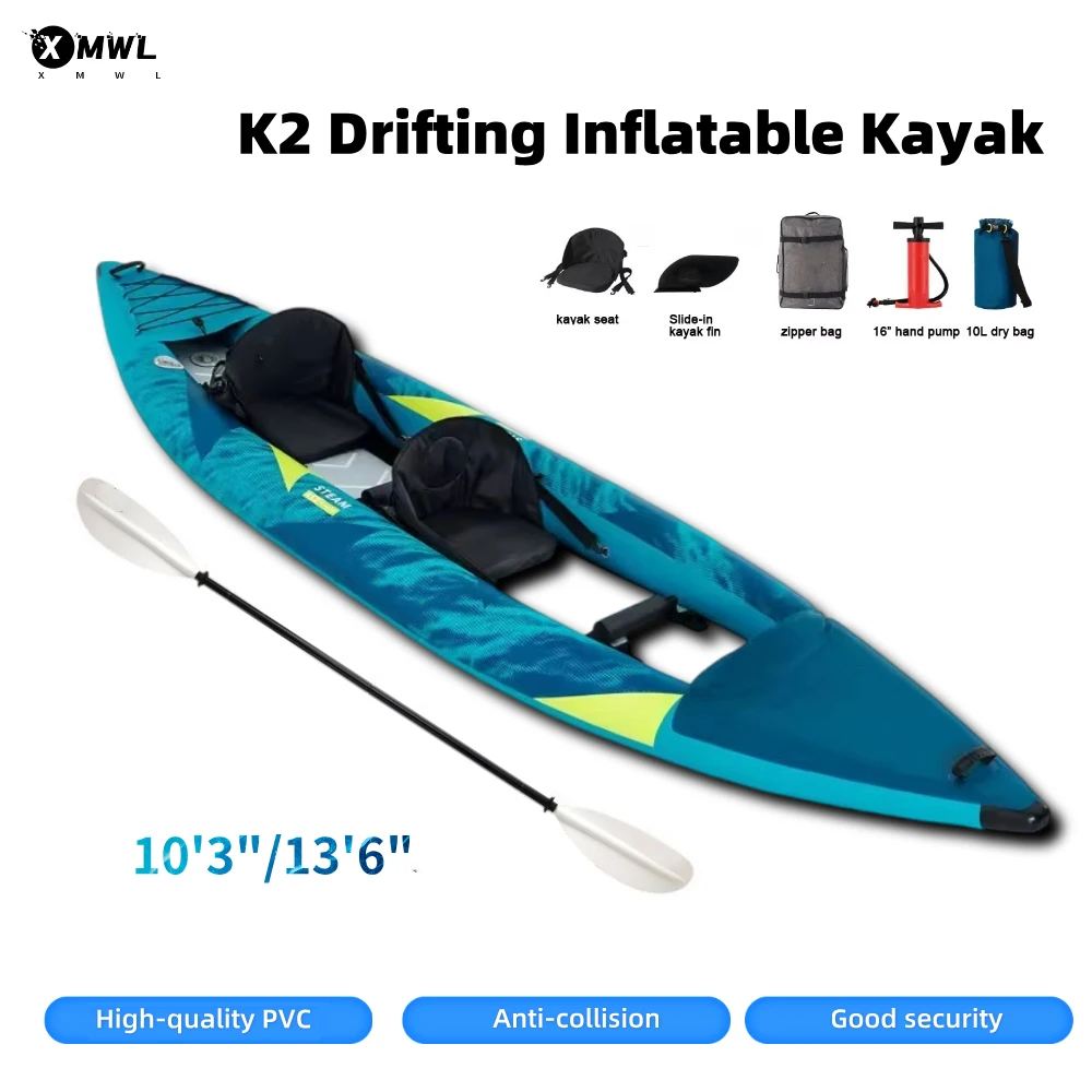 Fishing Boat Seat - Canoa Caiaque Inflável para 1-2 Pessoas