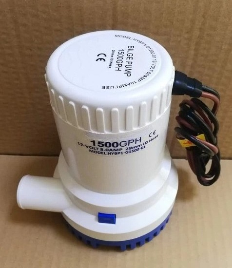 Fishing Boat Bilge Pump - Bomba de Água Submersível Automática para