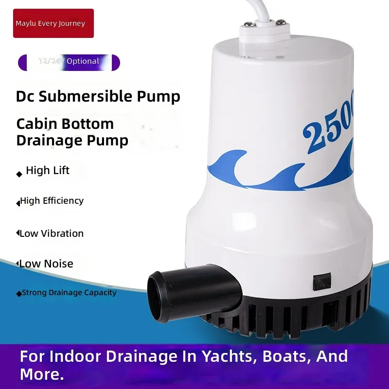 Fishing Boat Bilge Pump - Bomba de Porão Marítima 12V 24V