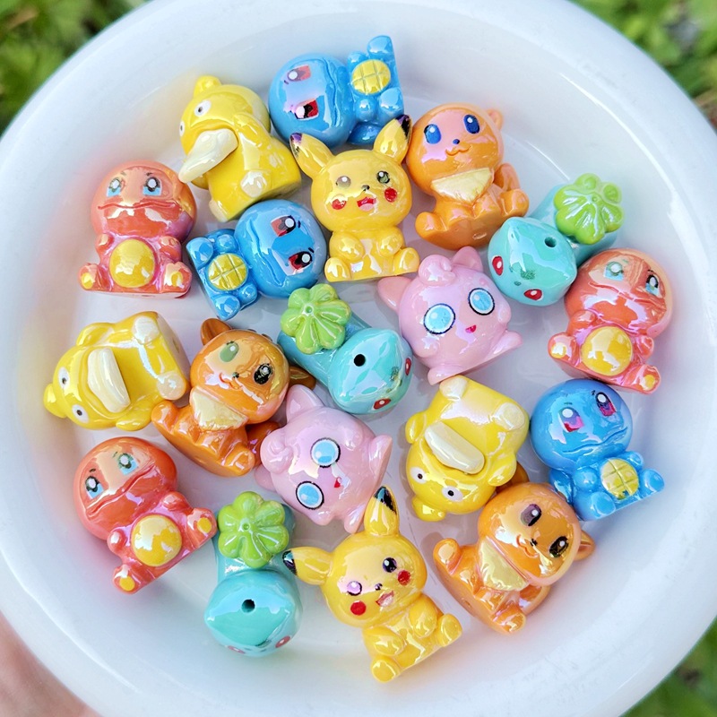 Penn Reel Fierce - 10PCS Pokémon Charmander Pikachu Squirtle Contas