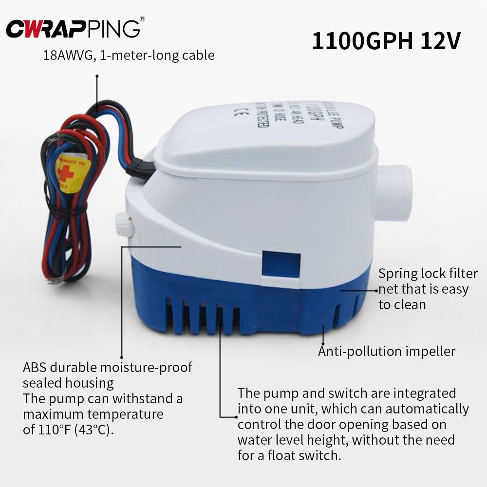 Bomba de esgoto para carro rv, - Fishing Boat Bilge Pump avaliação e preço