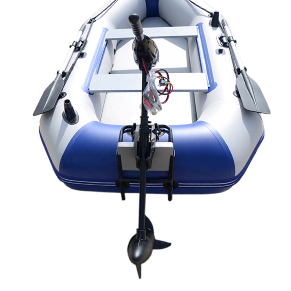 Bote Inflável de PVC para 4 Pe - Fishing Boat Outboard Motor avaliação e preço