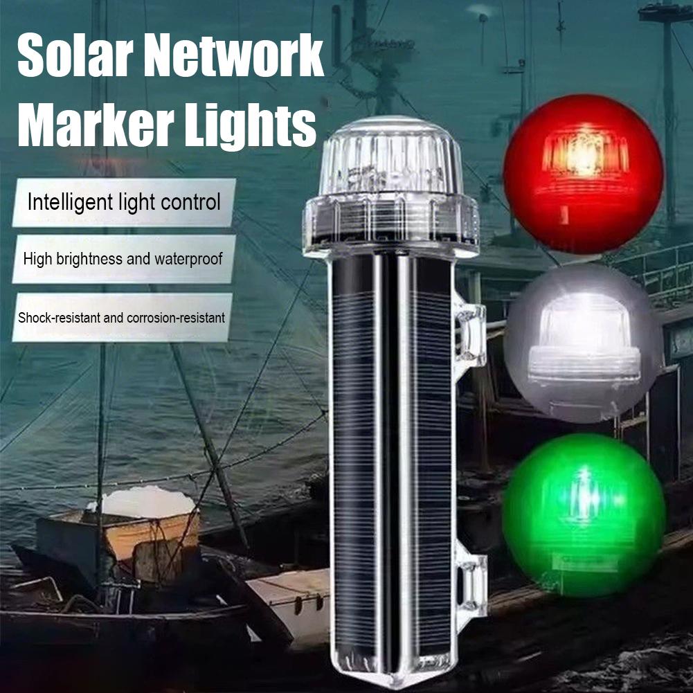 Luz de sinal solar oceano luz  - Fishing Boat Navigation Light avaliação e preço
