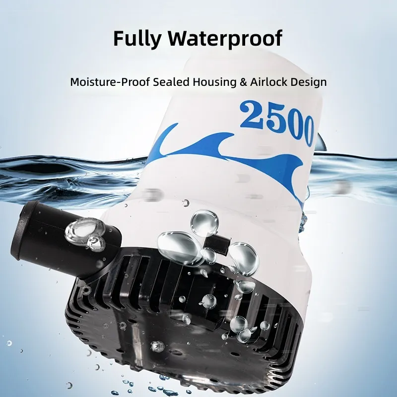 Bomba de Porão Marítima 12V 24 - Fishing Boat Bilge Pump avaliação e preço