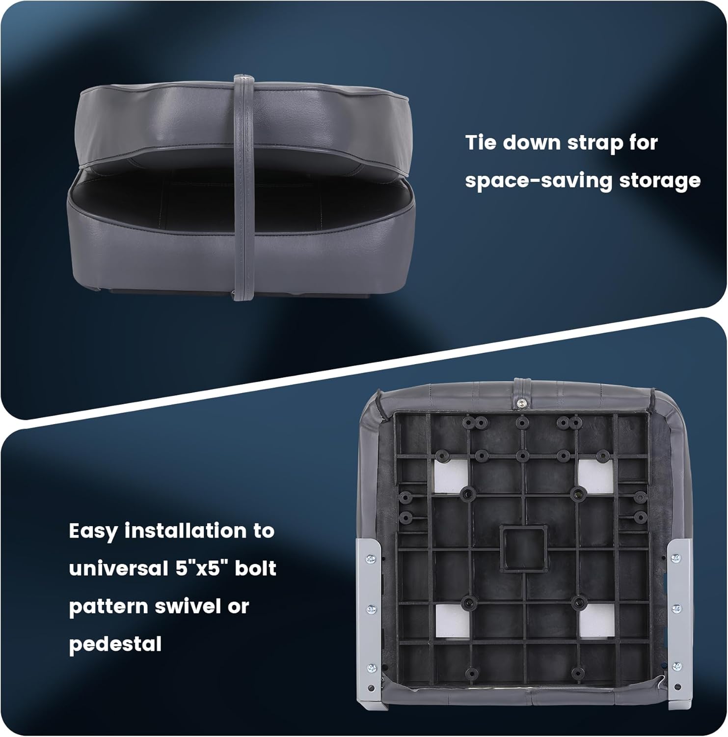 Conjunto de 2 Assentos Dobráve - Fishing Boat Seat avaliação e preço