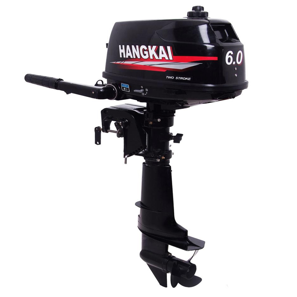Motor de Popa Hangkai 6Hp 2 Te - Fishing Boat Outboard Motor avaliação e preço