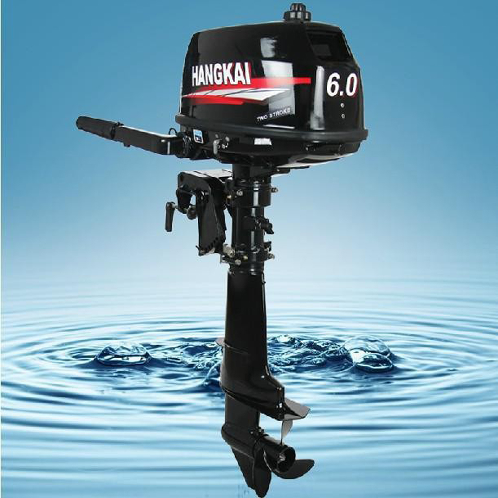 Motor de Popa Hangkai 6Hp 2 Te - Fishing Boat Outboard Motor avaliação e preço